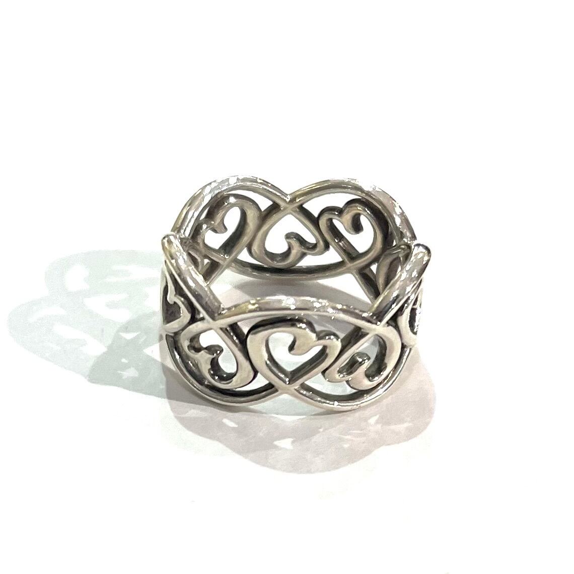TIFFANY&CO】2088名品パロマ・ピカソ ラビングハート リング／16.5-17