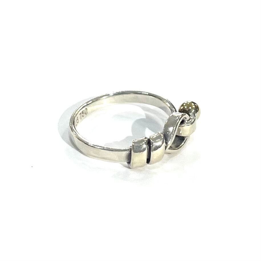 tiffany&co. シルバー 925 18k リング 12号 ティファニー TIFFANY&Co. シルバー925 リング 約12号程度 - メルカリ