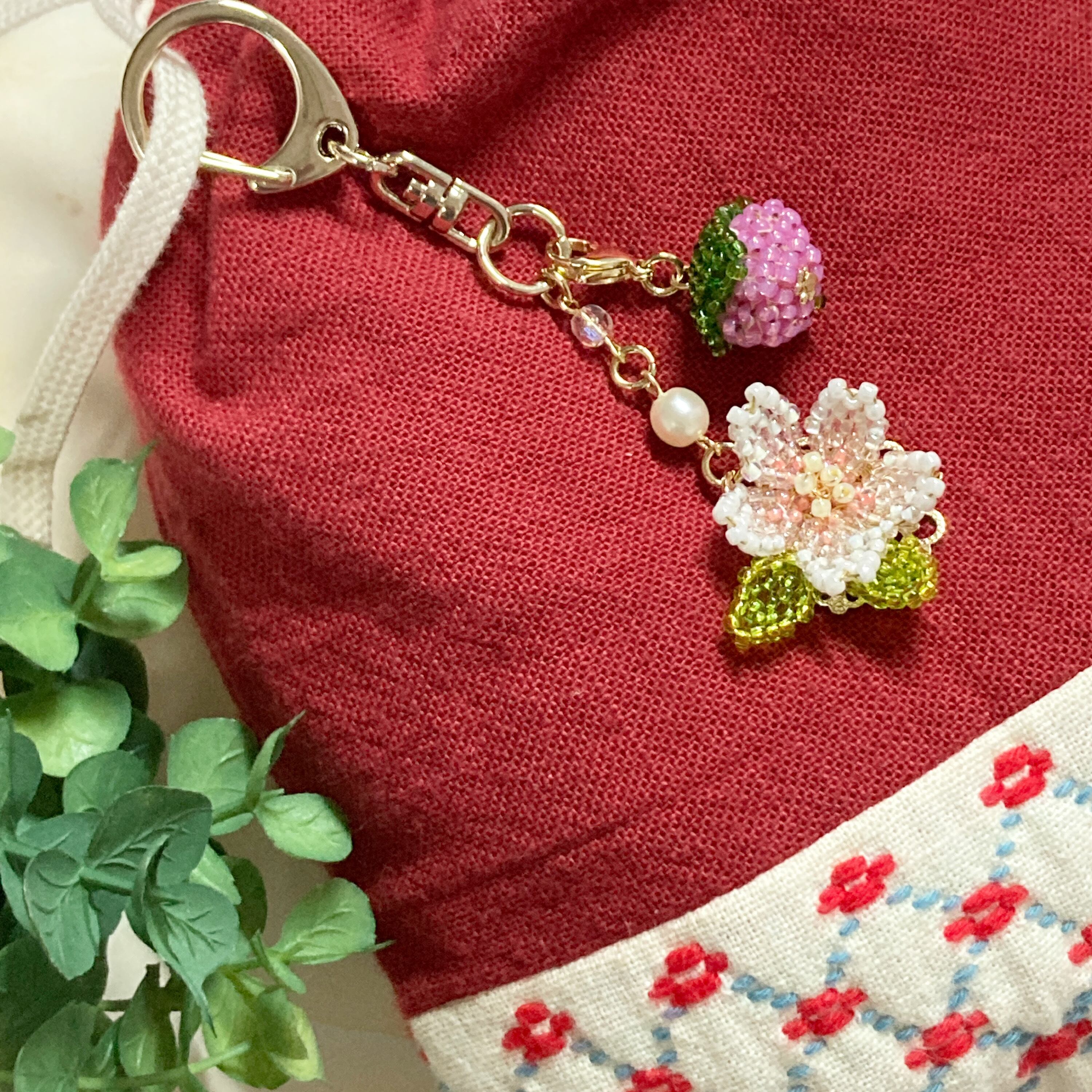 さくらもちのキーホルダー | うさのひみつきち