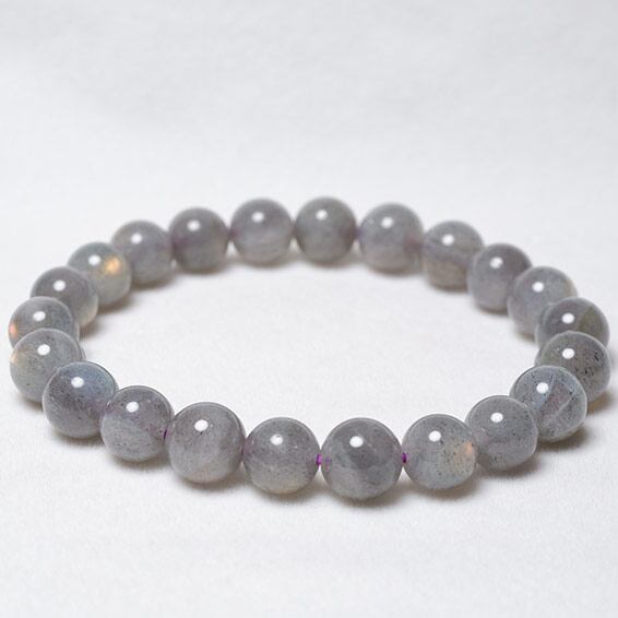 ピンク ラブラドライト ブレスレット 9mm 一点物 メール便送料無料 [M便 1/10] 111-27007