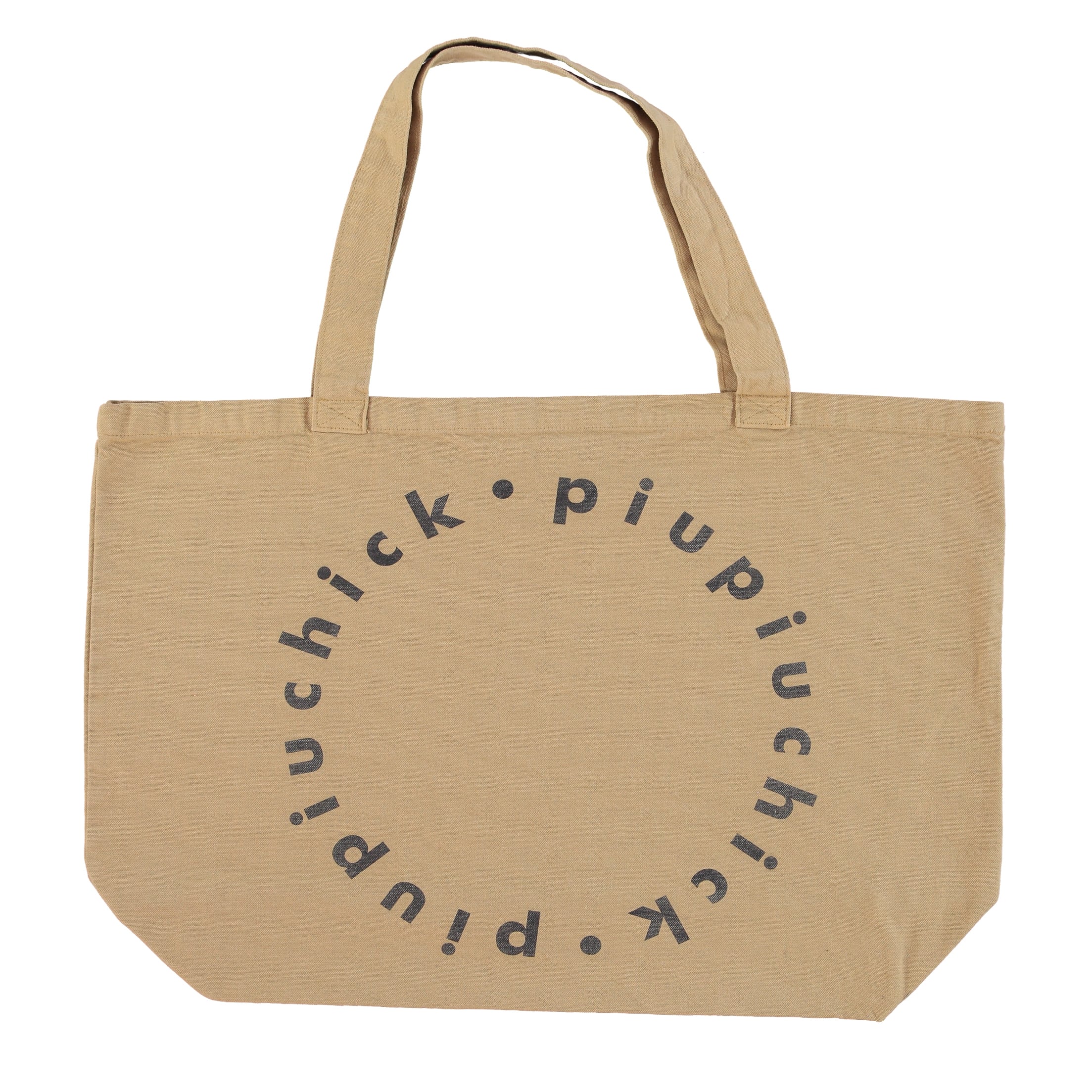 残り1点/piupiuchick AW22 / XL logo bag 【Olive Green】 | HAKONIWA