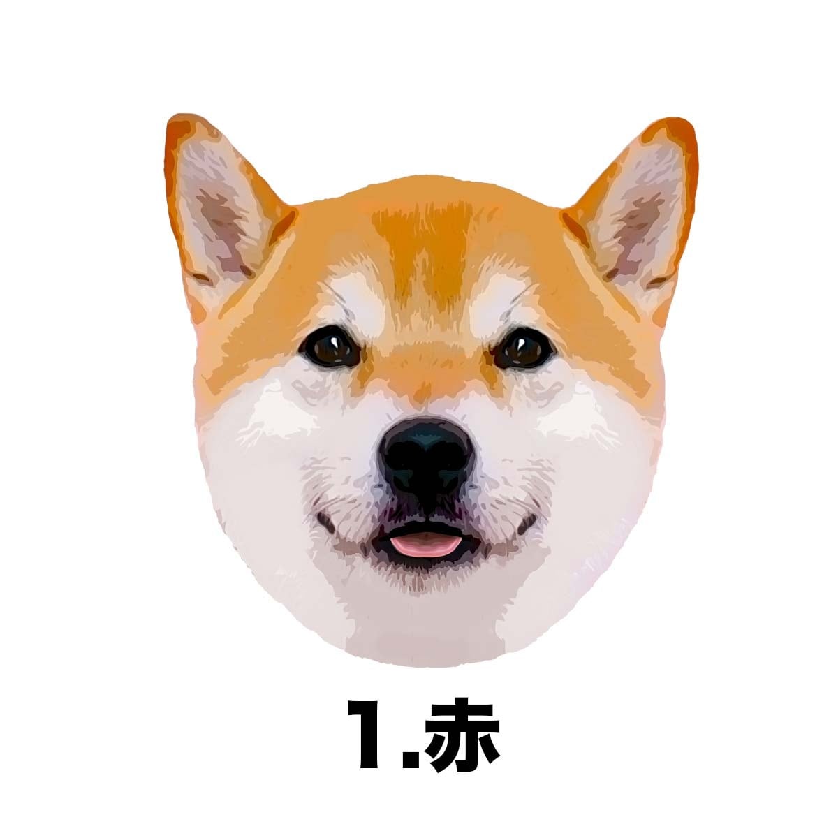 柴犬 毛色3色横向きデザイン】スマホケース クリアソフトケース うちの