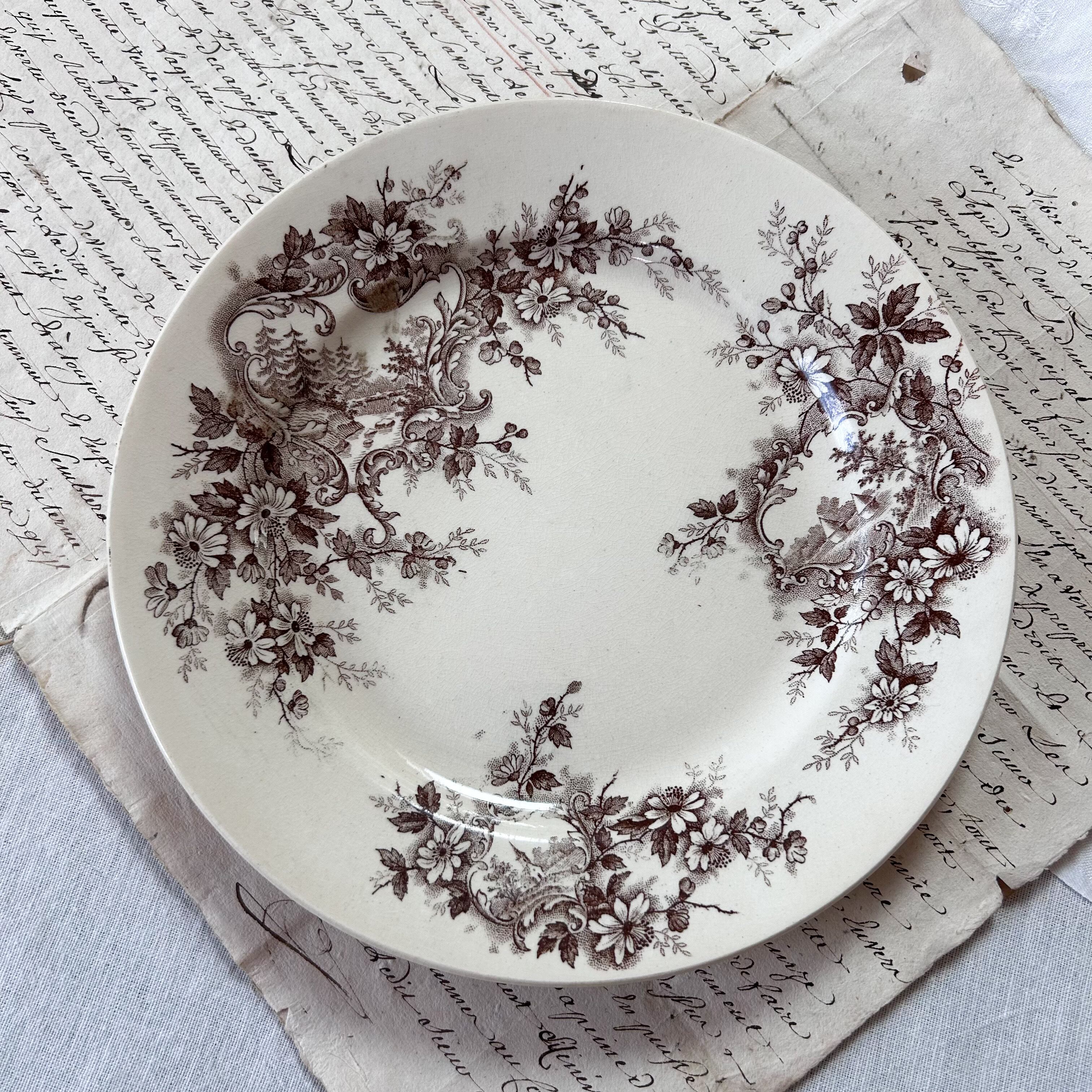 フランスヴィンテージ・プレート2枚セット ヴィンテージ フランス チーズプレート2枚セット - メルカリ