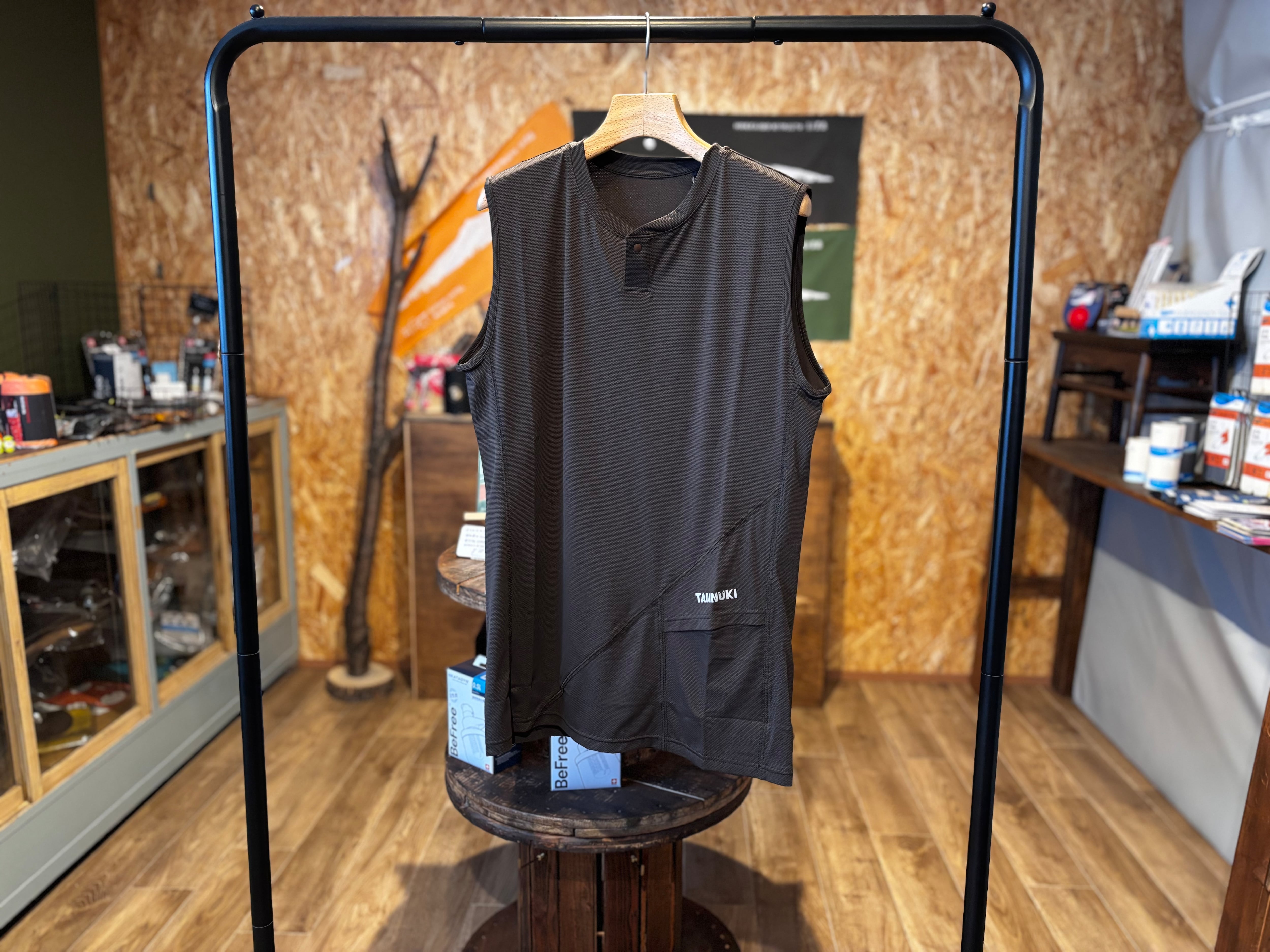 TANNUKI タヌキ ランニング　Waffle MHN BigT サイズ　S TANNUKI Running（タヌキランニング） Waffle TRC BigT Midnight Blue2