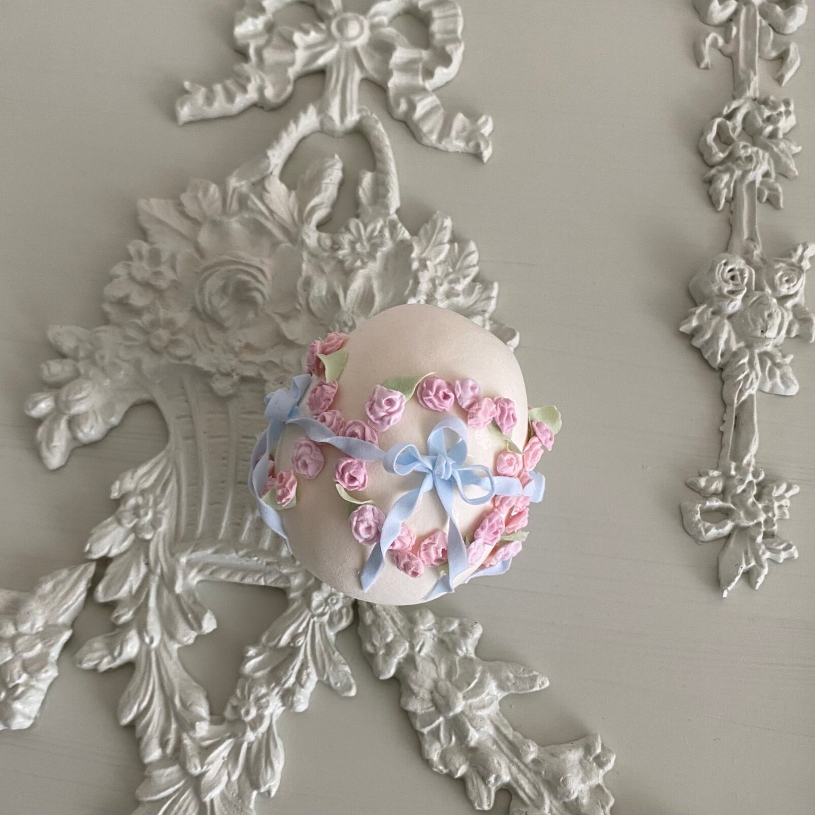 イースターエッグ*ミモザリース* Easter egg*Mimosa Wreath* | Bonbonniere