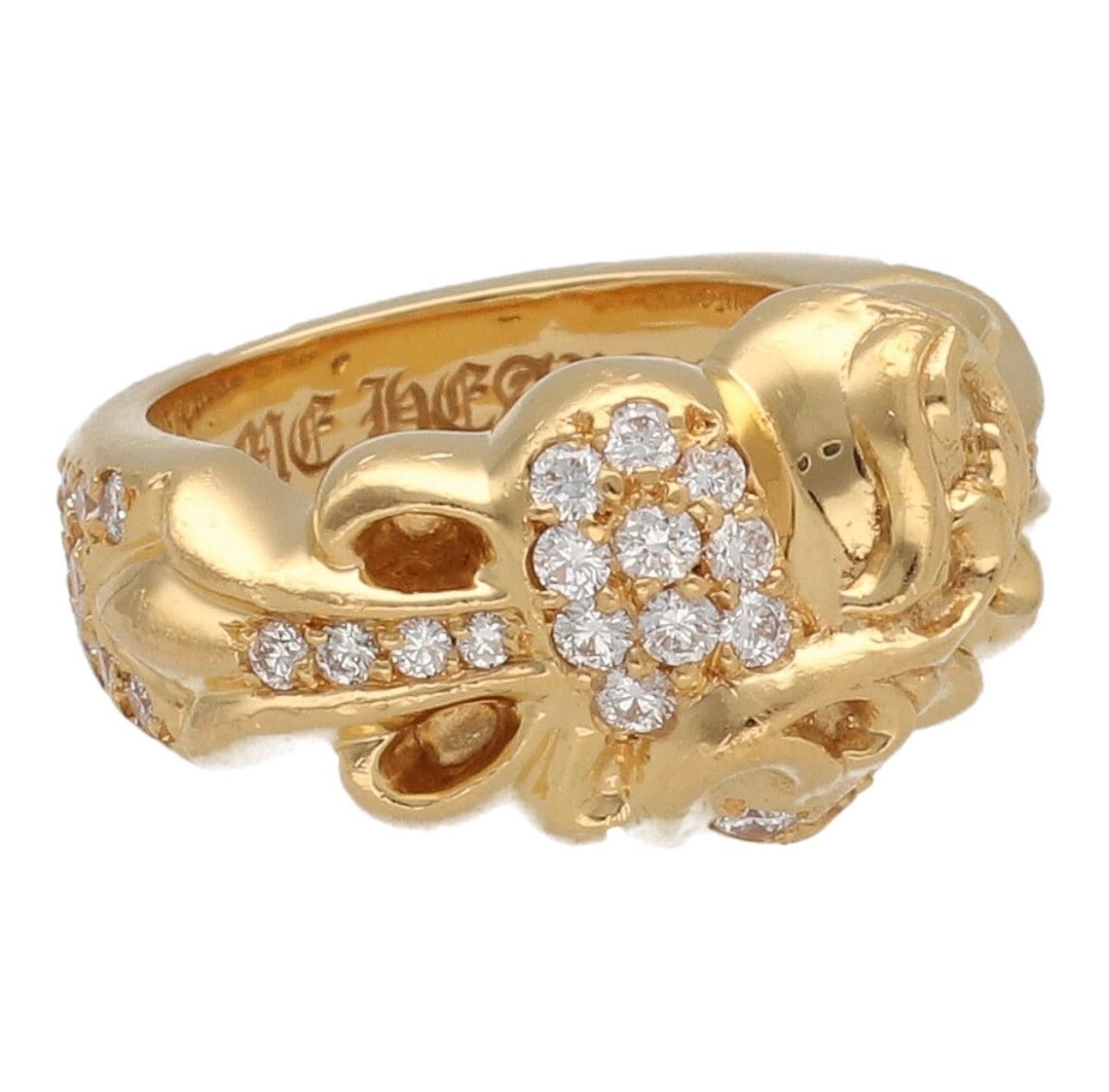 Chrome Hearts フローラルハートリング 19号相当 Chrome Hearts