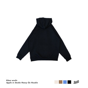 Apple in Smoke Heavy Oz Hoodie [Black]