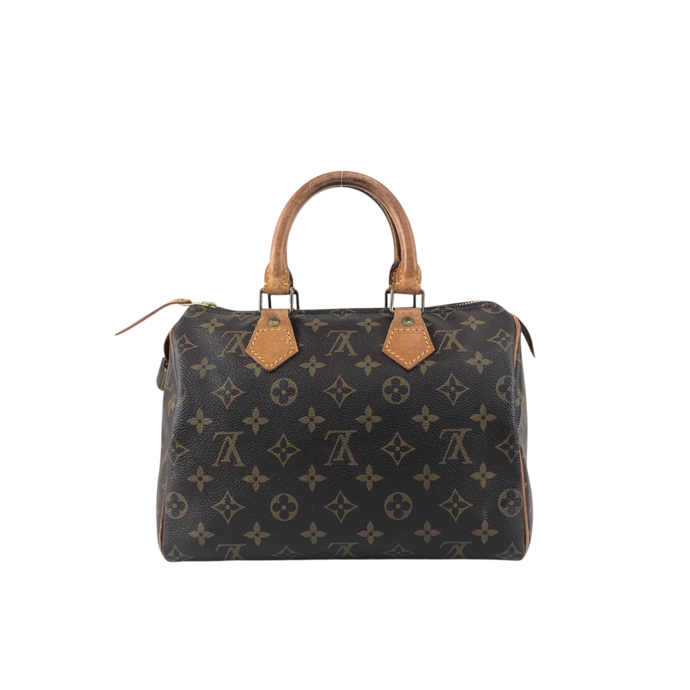 LOUIS VUITTON ルイヴィトン モノグラム ハンドバッグ ブラウン PVC