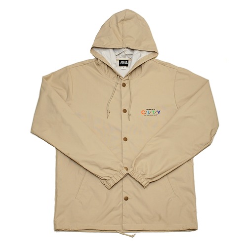 WWWTYO CITY HOODED COACH JKT (CREAM)