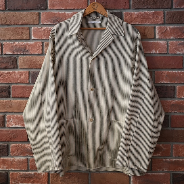 MAATEE&SONS (マーティーアンドサンズ) 24SS "SHIRTS JACKET C/L/N" -NVBEIGE-