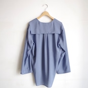 SINME セーラーブラウス ブルー