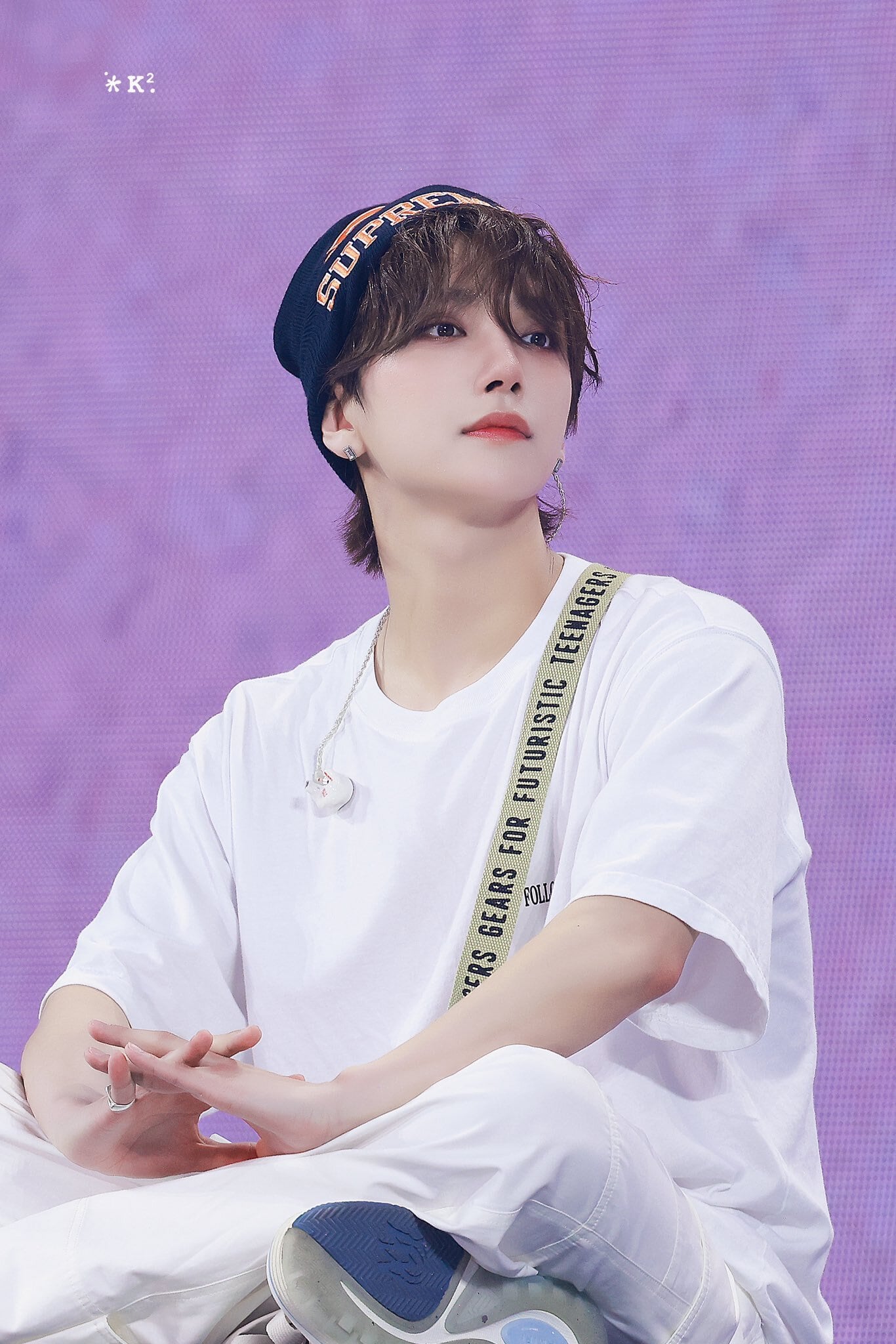 ☆SEVENTEEN ジョシュア 着用！！【Supreme x New Era】ポイント付き