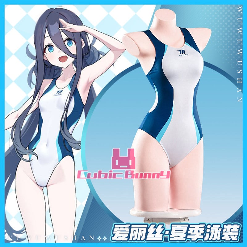 ブルアカ 天童アリス スクール水着 競泳水着（汚汚汚山 ミレニアム