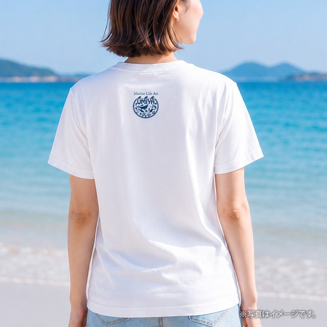 海の生きもの半袖Tシャツ（ウミガメ）｜LIFE UNDER THE WAVES Model-07