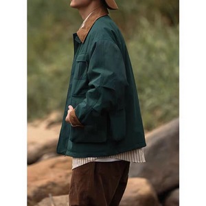 Corduroy collar field jacket 1169