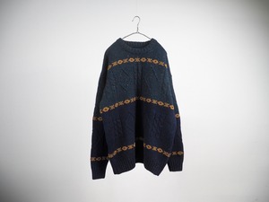 Eddie Bauer wool knit sweater XL /made in HONG KONG