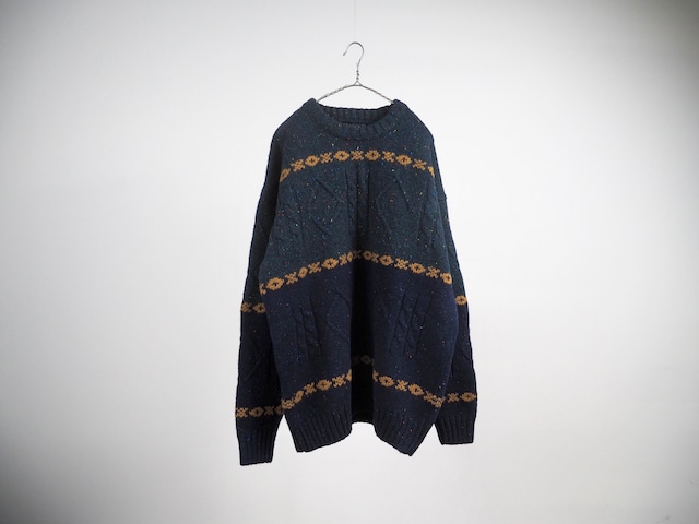 Eddie Bauer wool knit sweater XL /made in HONG KONG