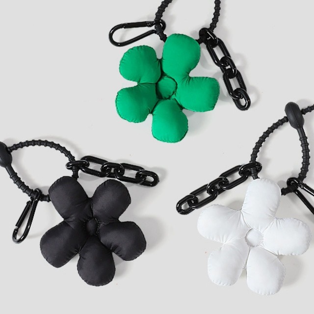 2 Peace Flower Bag Charm【00023】