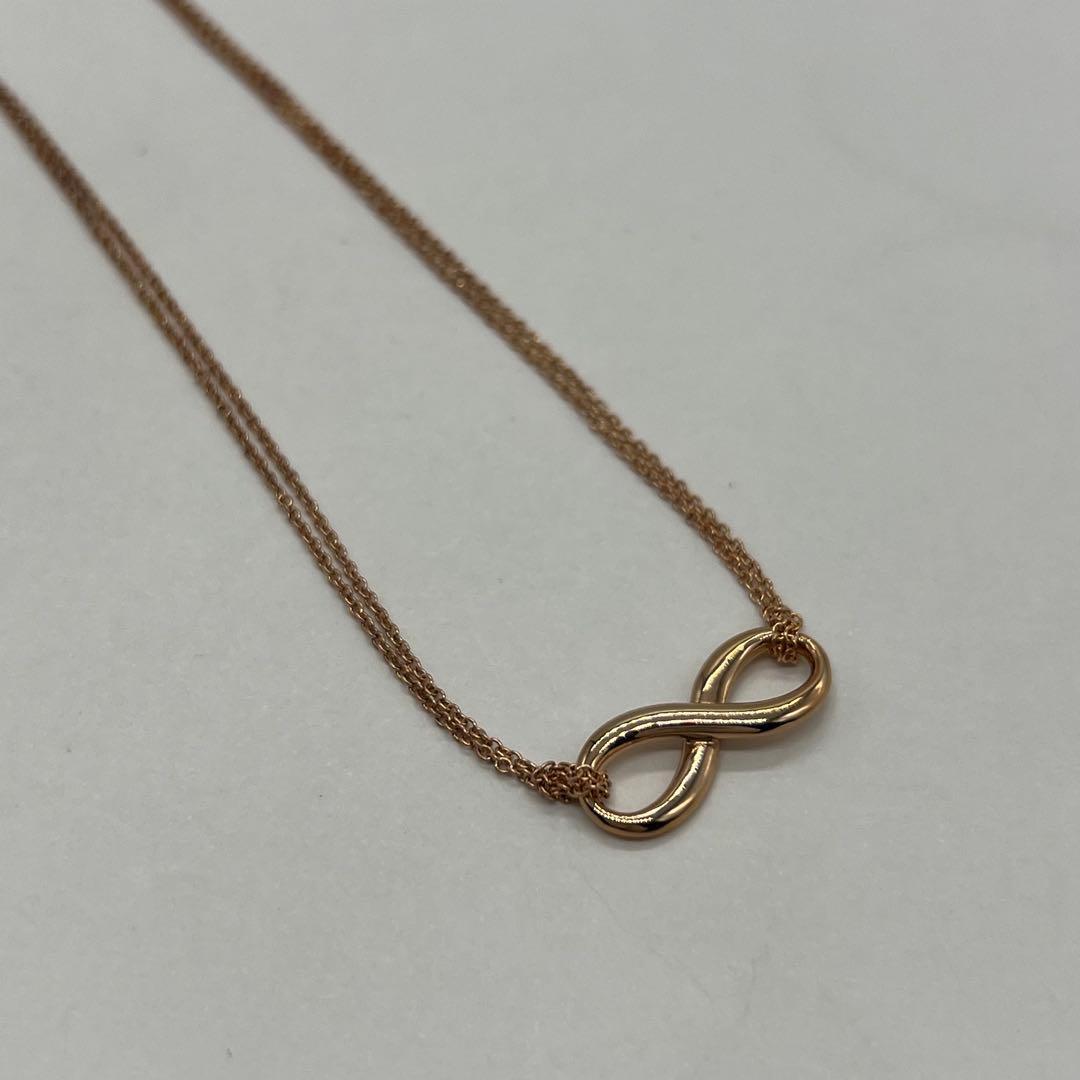 ティファニー TIFFANY インフィニティ ダブルチェーン ネックレス メタル