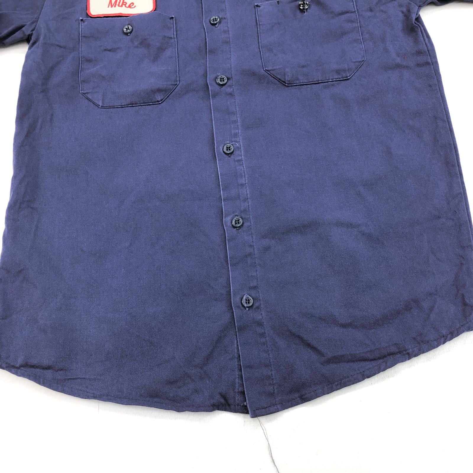 GK TEAM WEAR 80-90年代 USA製 ワッペン付 パッチ付き 半袖 ワーク