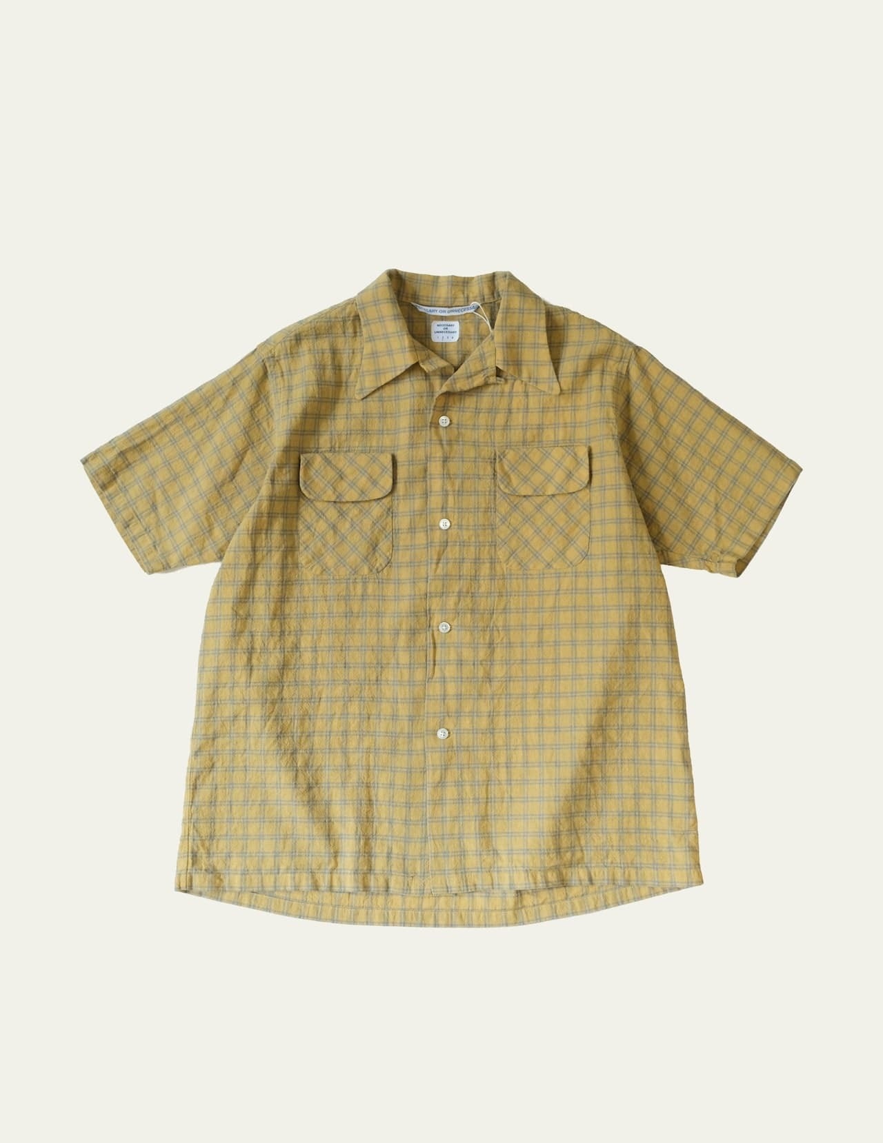 N.O.UN S/S CLASSIC Yellow Check