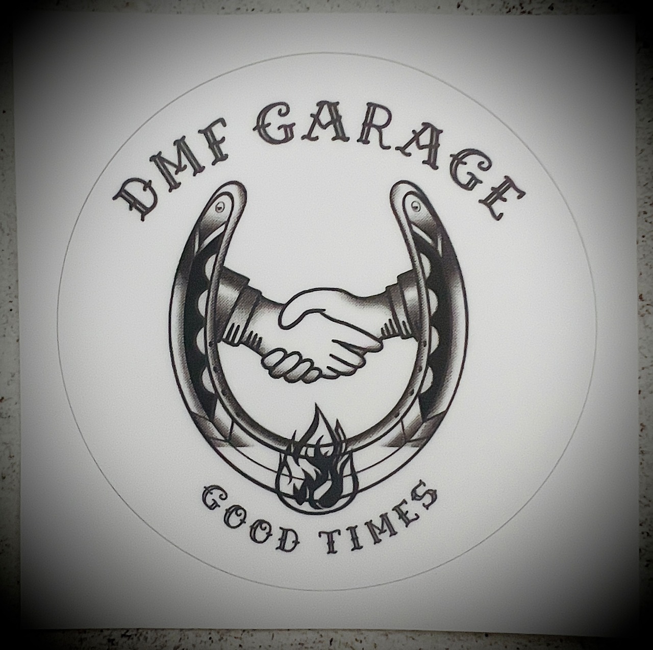 DMF GARAGE ステッカー 2枚セット