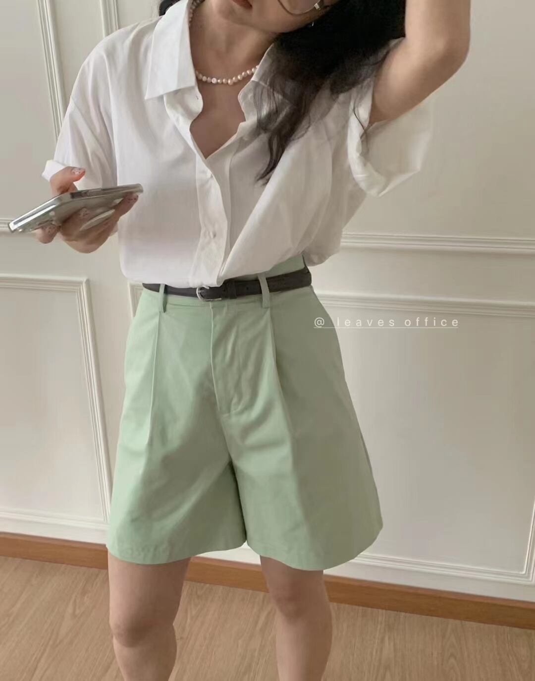 開襟オーバーシャツ　AJ22085-9960