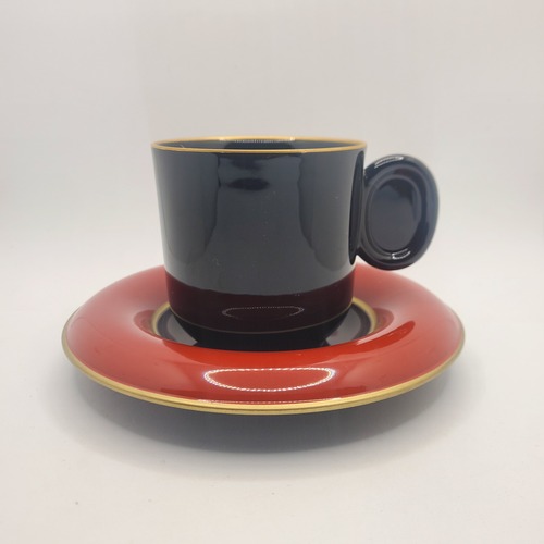 たち吉Adam&Eve 漆器のカップ&ソーサー 日本製 未使用品