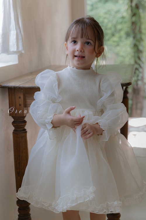 Oren 2nd［取寄］kids) sevelin organza onepiece 26autumn