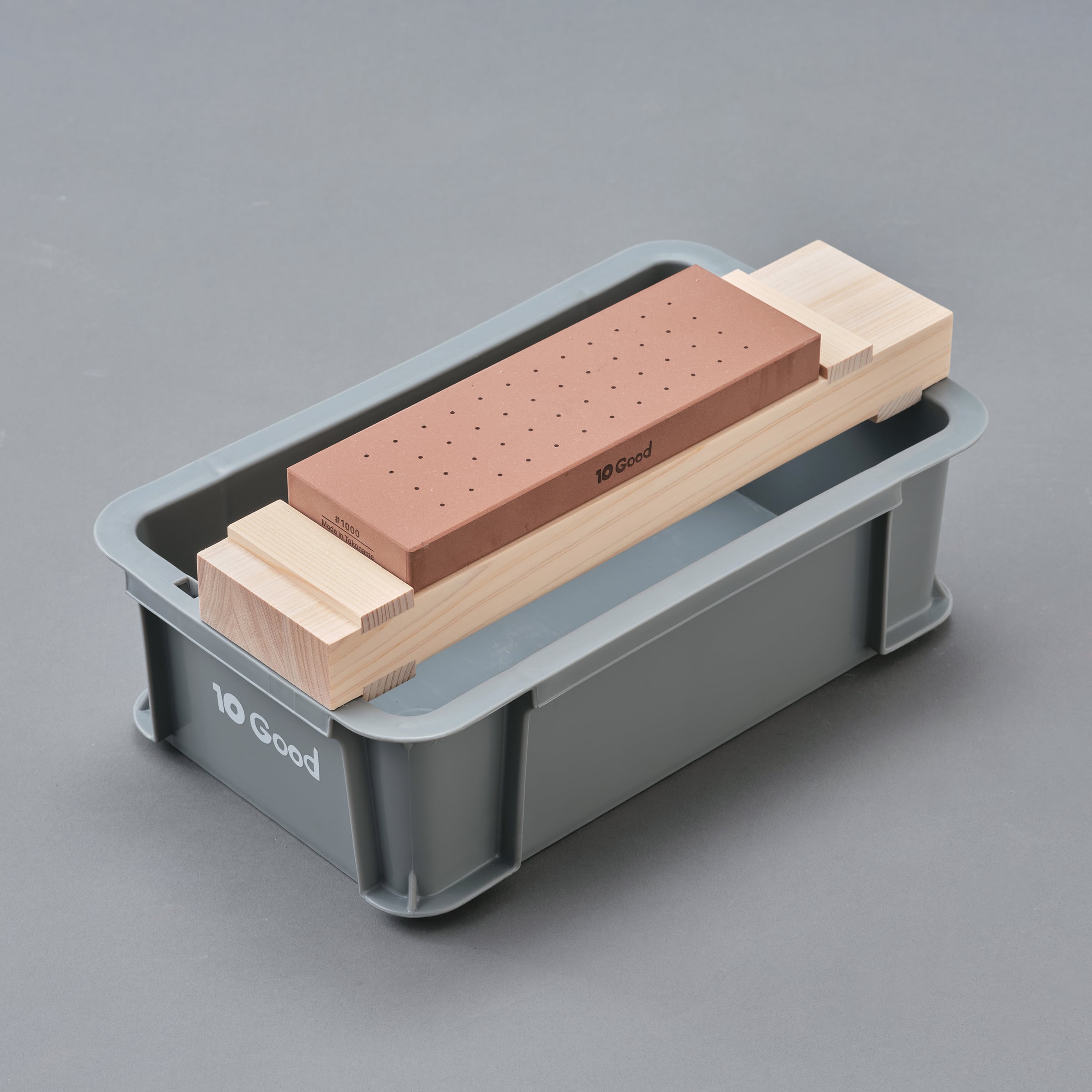 砥石初心者 おすすめセット】砥ぎ場 5点セット (中砥石#1000番入り