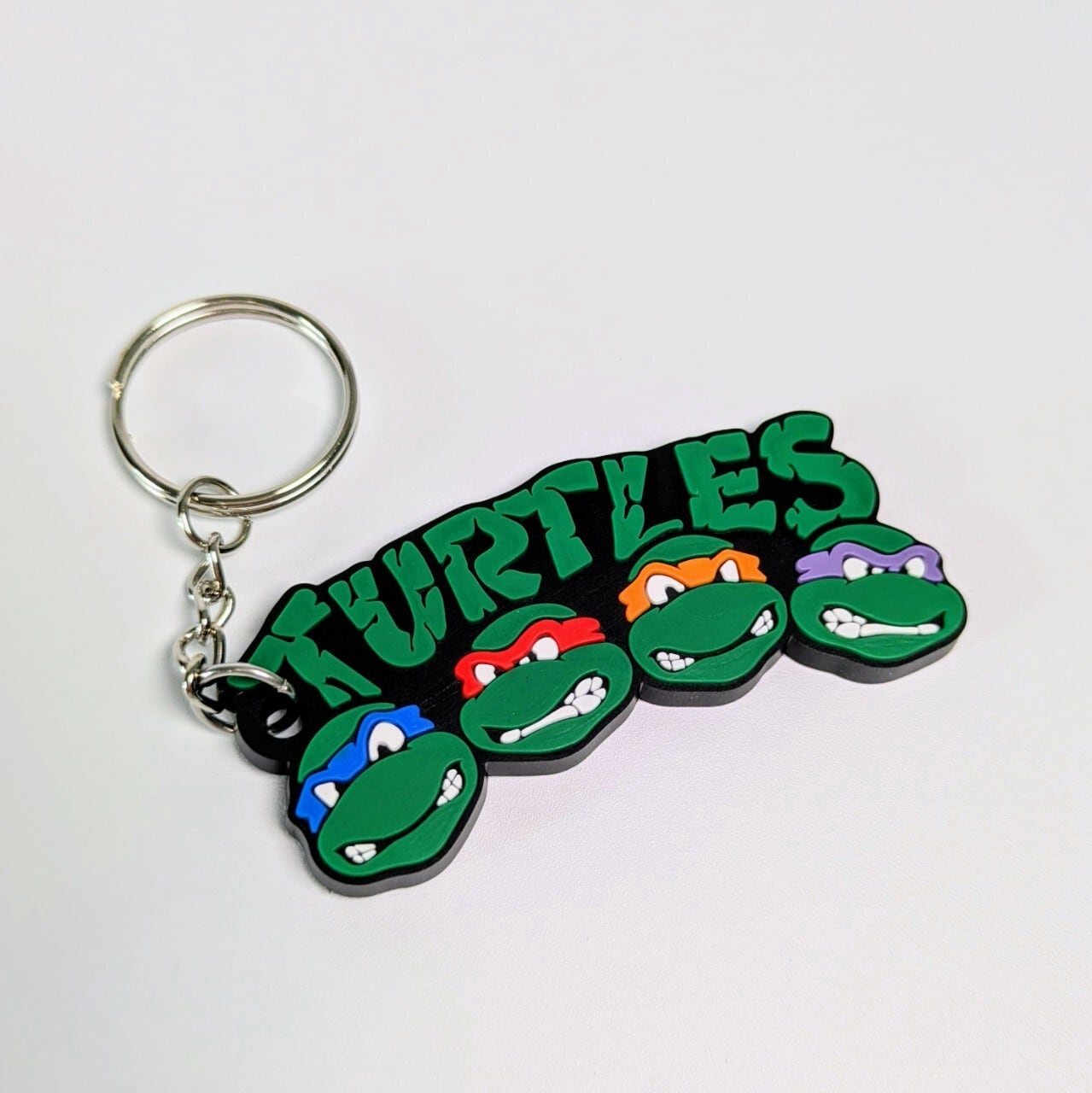 送料無料！ ★ラバーキーホルダー★ 【ティーンエイジ・ミュータント・ニンジャ・タートルズ （Teenage Mutant Ninja Turtles）】 〚アメリカン雑貨 アメトイ〛
