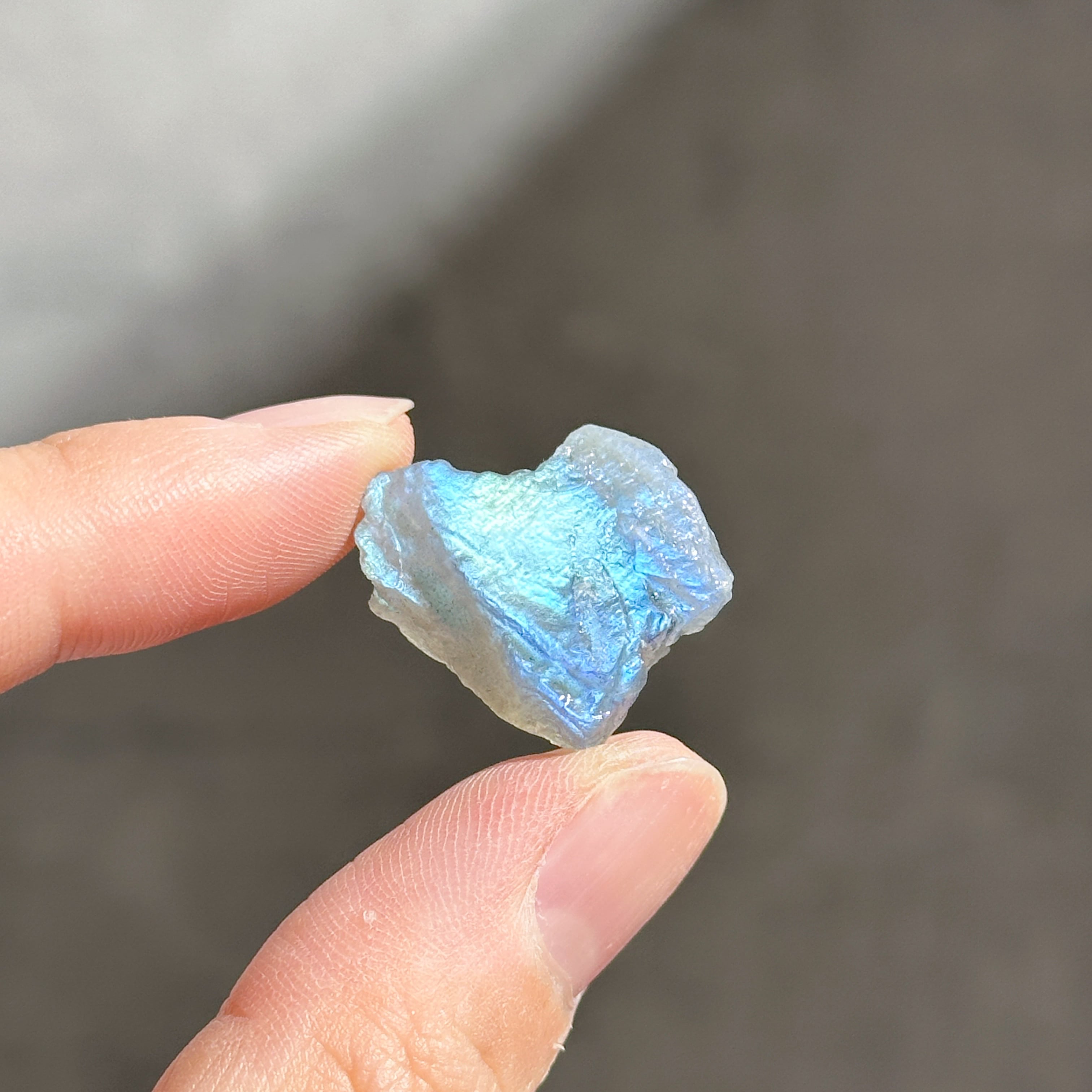 ホワイトラブラドライト 原石61◇ White Labradorite ◇天然石・鉱物