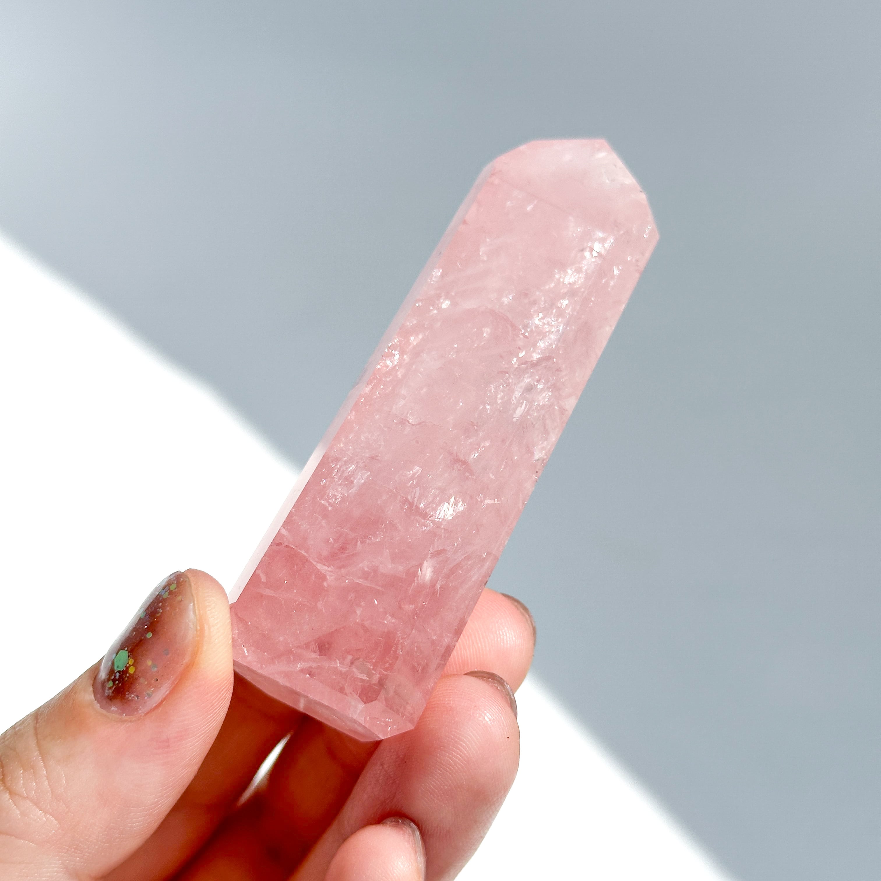高品質】バイーア産ローズクォーツ タワー11◇ Rose Quartz ◇天然石