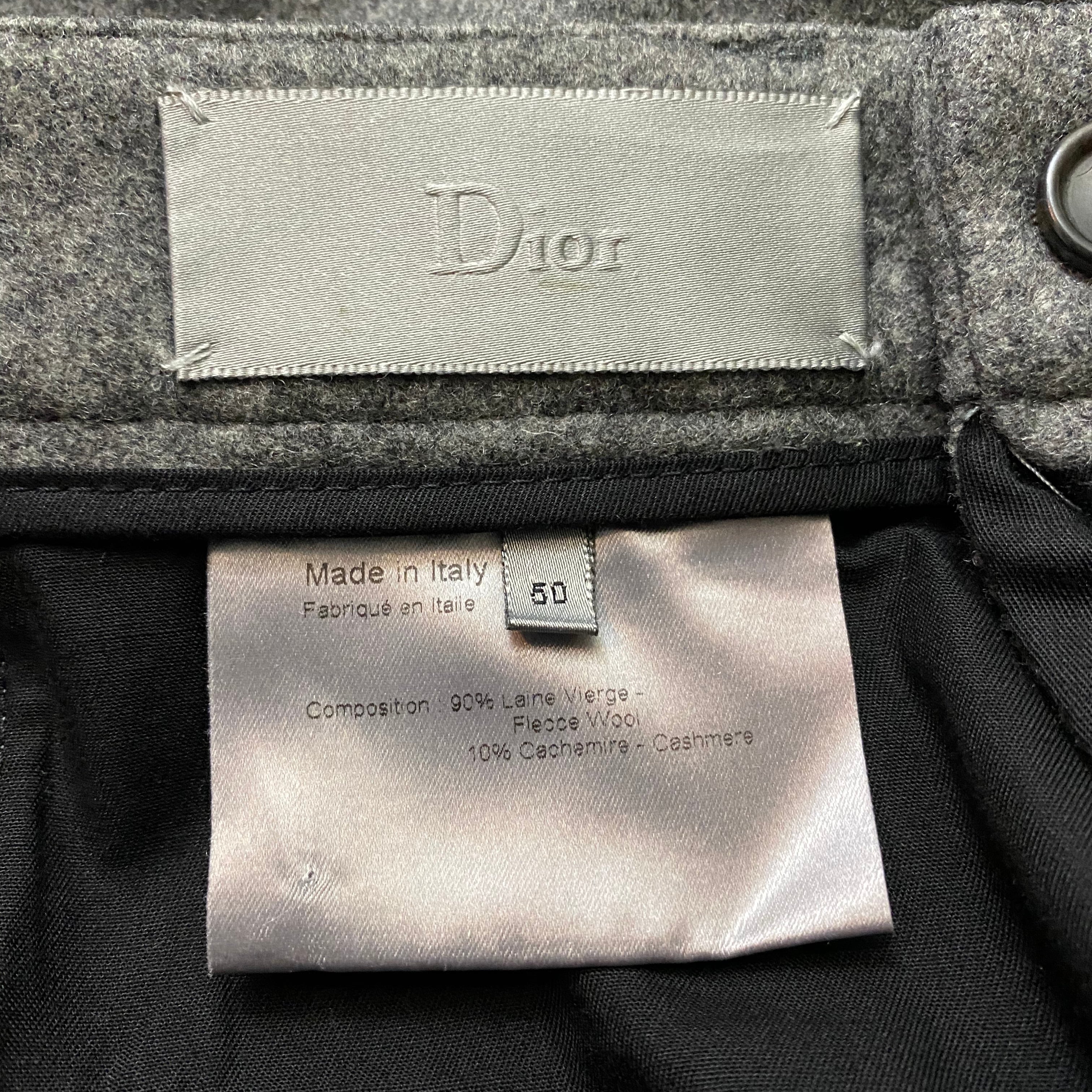 H*須様 dior homme 2004aw wool slacks by He Dior Homme Trousers Size 48 IT