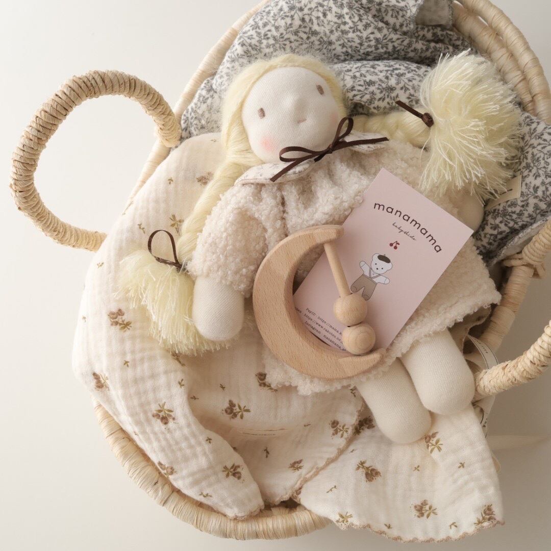 即納》 オリジナル 花柄ブランケット | manamama