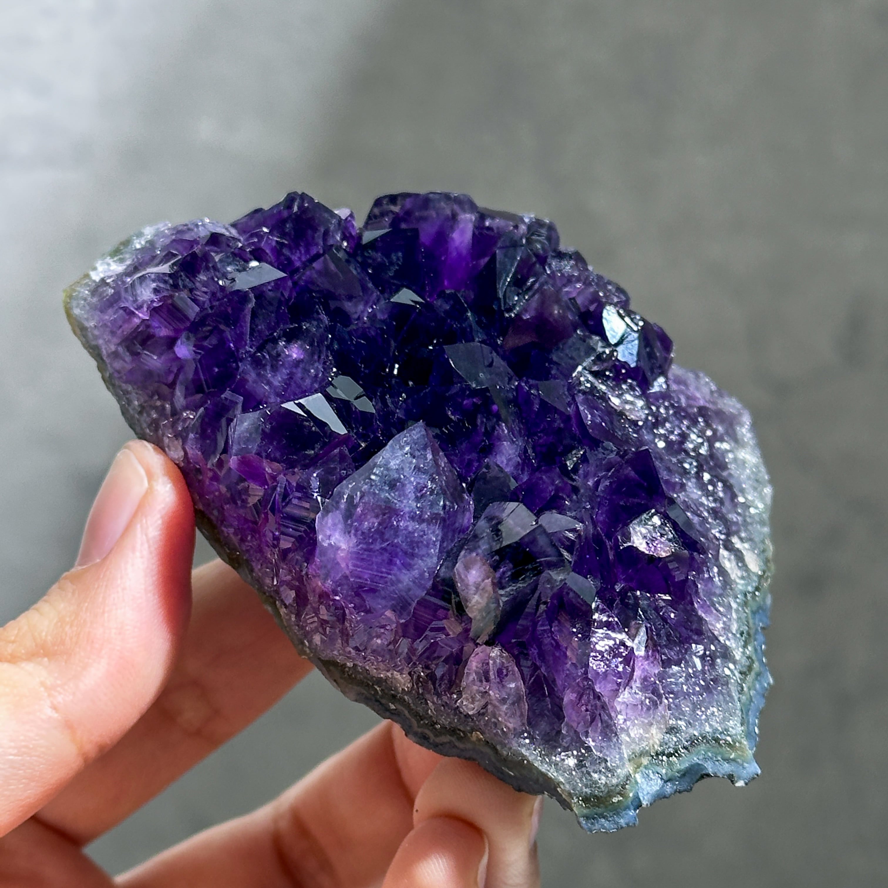 高品質】ファントム◎ウルグアイ産アメジスト 原石64◇ Amethyst