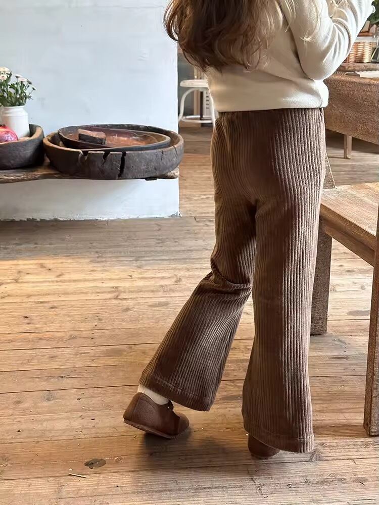 3color コーデュロイフレアパンツ