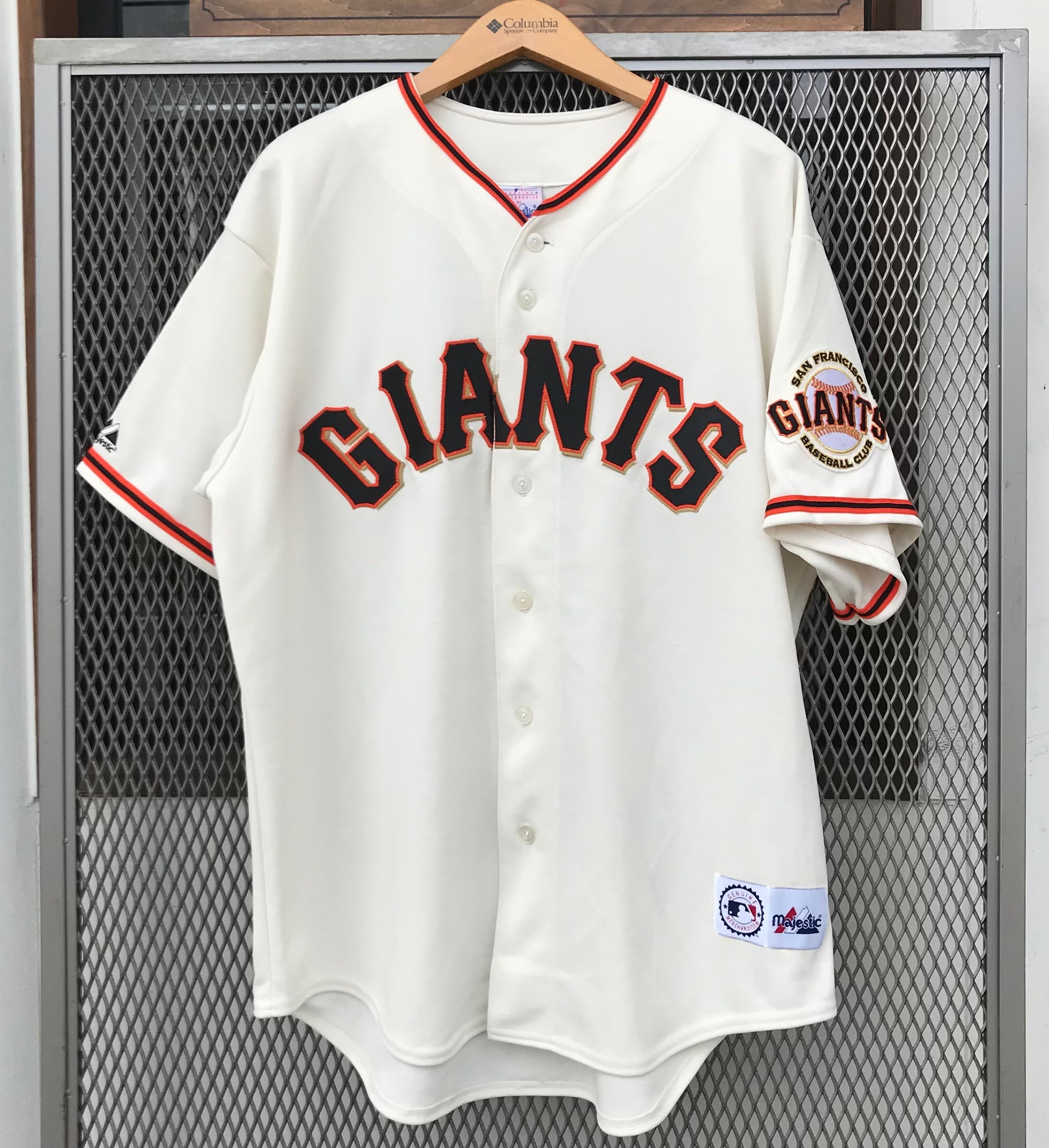 ジャイアンツ:Giants ベースボールシャツ USA製 90s ユニフォーム 