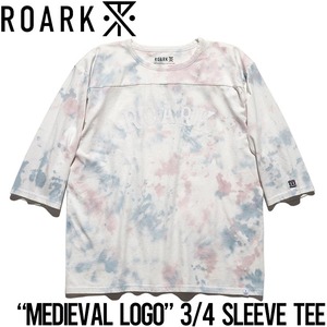 【送料無料】7分丈TEE Tシャツ THE ROARK REVIVAL ロアークリバイバル MEDIEVAL LOGO 3/4 SLEEVE TEE RFTJ1001 日本代理店正規品L