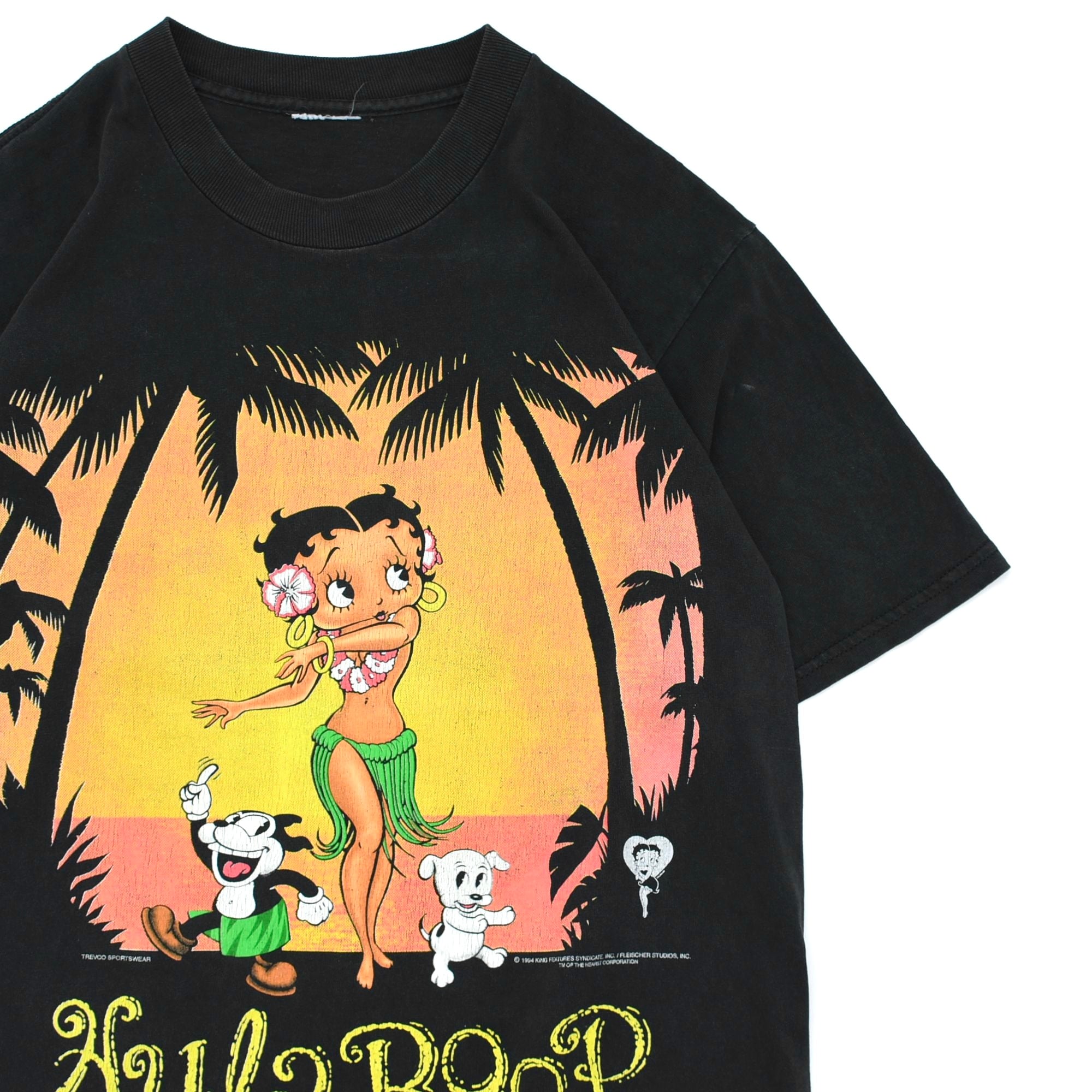 Betty Boop☆スパンコールリメイクTシャツ