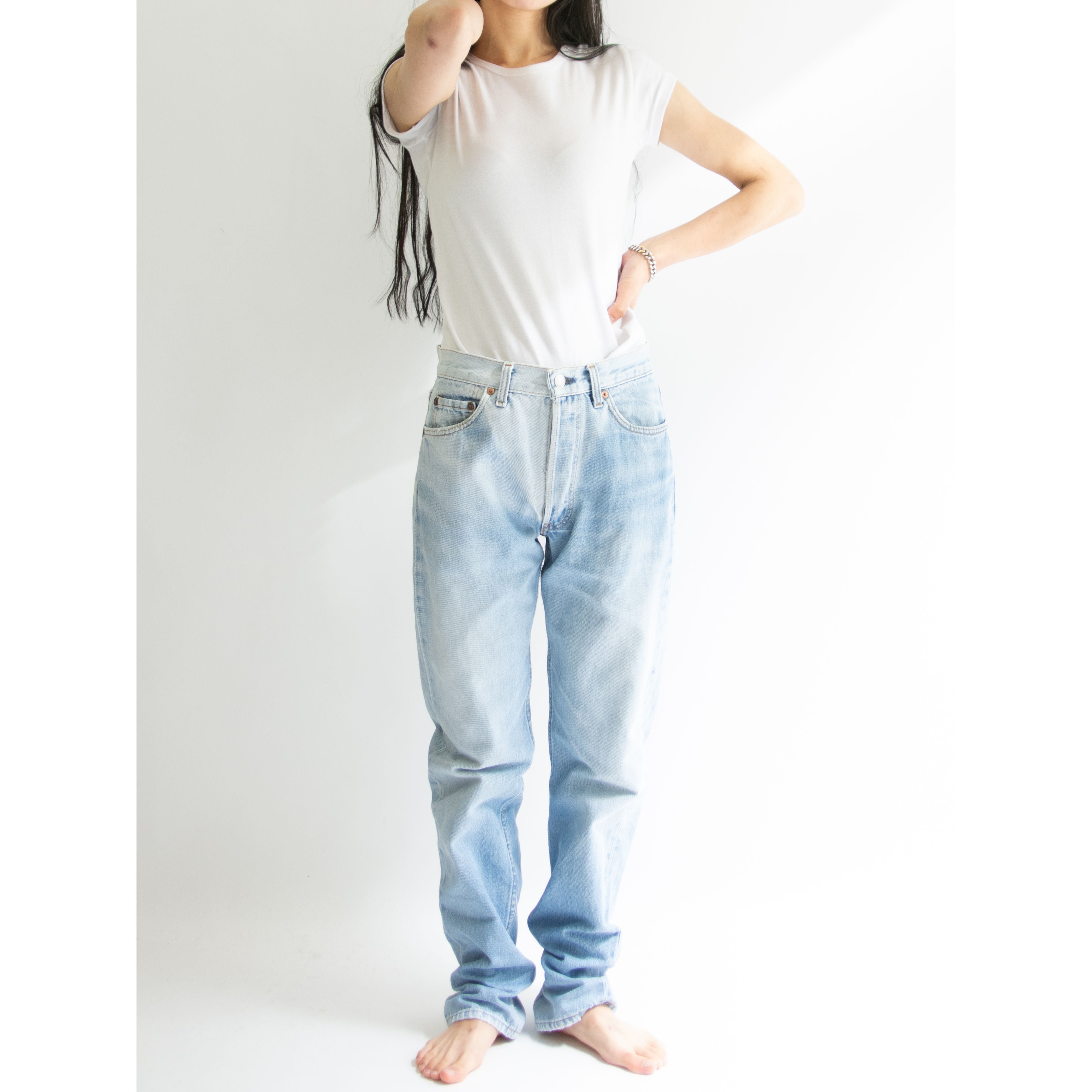 LEVI'S 501】Made in 90's Straight Denim Pants W30 L36（リーバイス アメリカ製  ストレートデニムパンツ ジーンズ） MASCOT/E