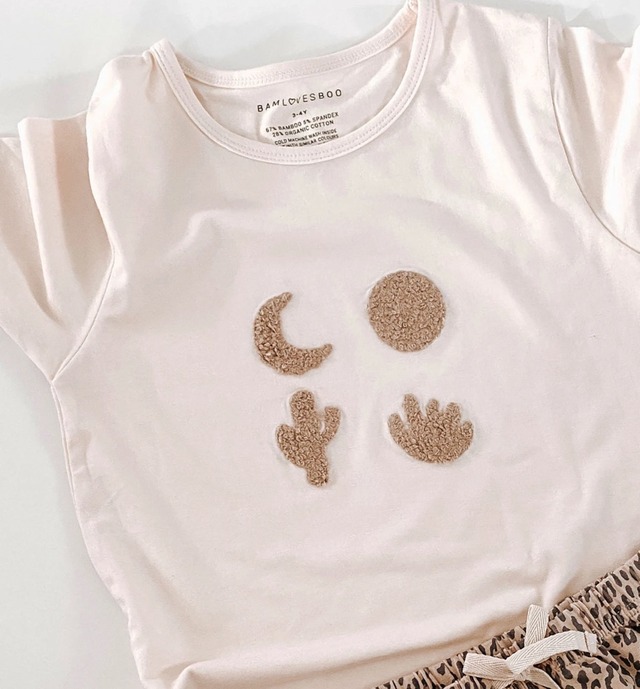 【即納】bamlovesboo boho moon t/s ボホムーンTシャツ