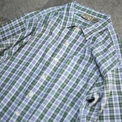 cotton madras check shirt