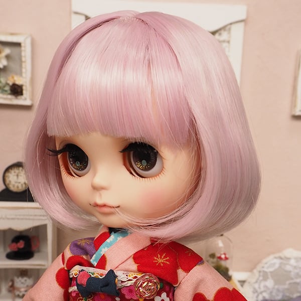 ブライス ウィッグ キューティ分け目ボブ ロリポップピンク 10インチ