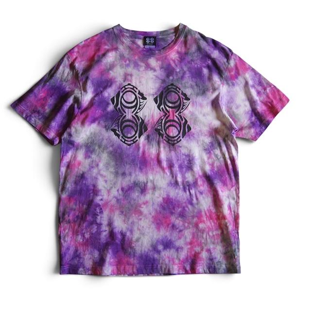 "88 LOGO" TIE DYE ORGANIC COTTON T-SHIRT / タイダイ オーガニックコットン Tシャツ -XL- 【送料無料】