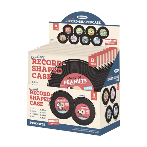 【ロット販売】【8入】スヌーピートレーディングレコード型ケース（TD）(5257351)