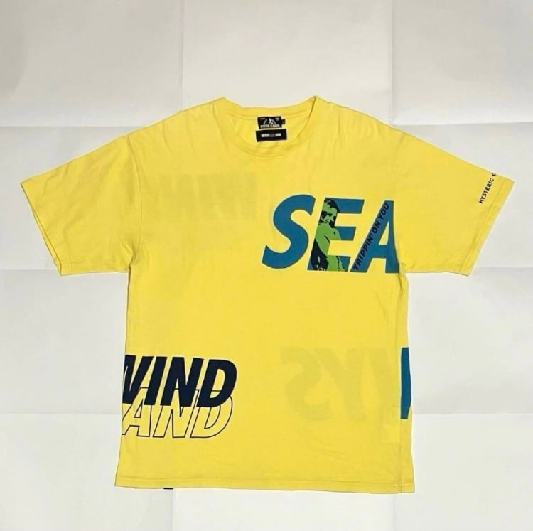希少】HYSTERIC GLAMOUR×WIND AND SEA コラボTシャツ ヒスガール 希少】HYSTERIC GLAMOUR×WIND AND SEA コラボTシャツ ヒスガール