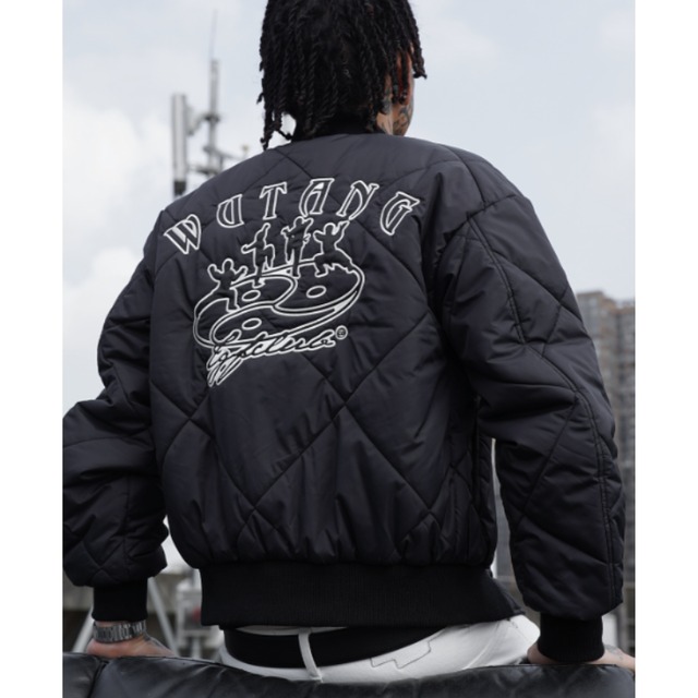 【DRIP6123】TGF Back Embroidered Quilted Cotton Jacket