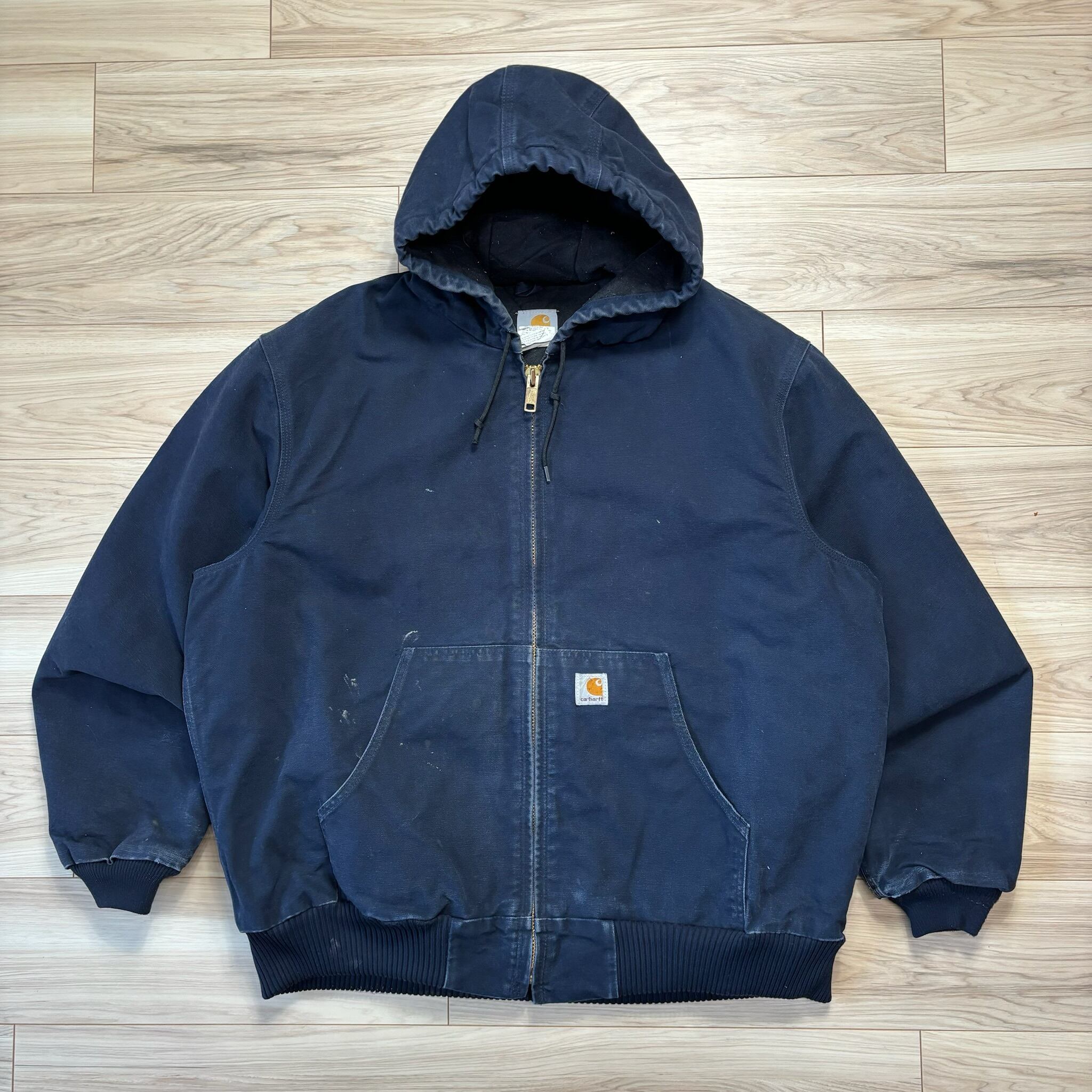 Carhartt アクティブジャケット XL ネイビー キルティング
