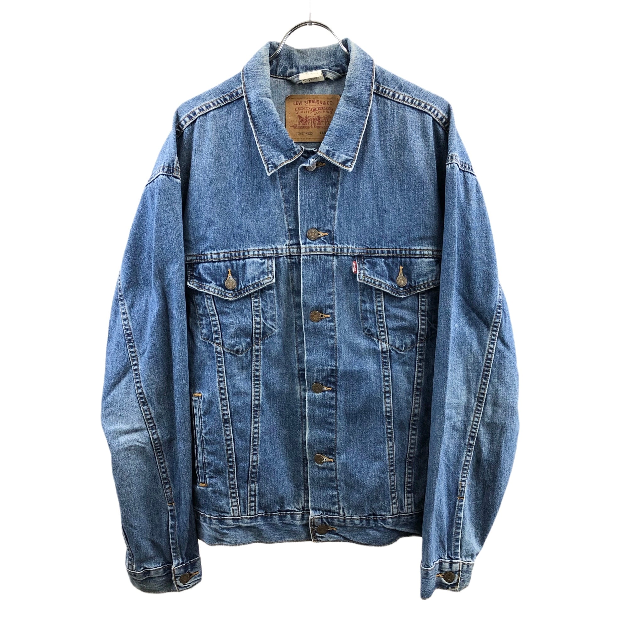 『00s メキシコ製 LEVIS 』 70507-4520 ビッグシルエット オーバーサイズ RELAXED TRUCKER Gジャン デニム  ジャケット USED 古着 | libertereuse powered by BASE